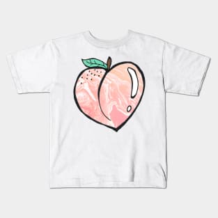 Trippy Peach Kids T-Shirt